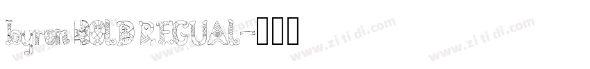 byron BOLD REGUAL字体转换
